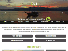 Tablet Screenshot of outadventures.com